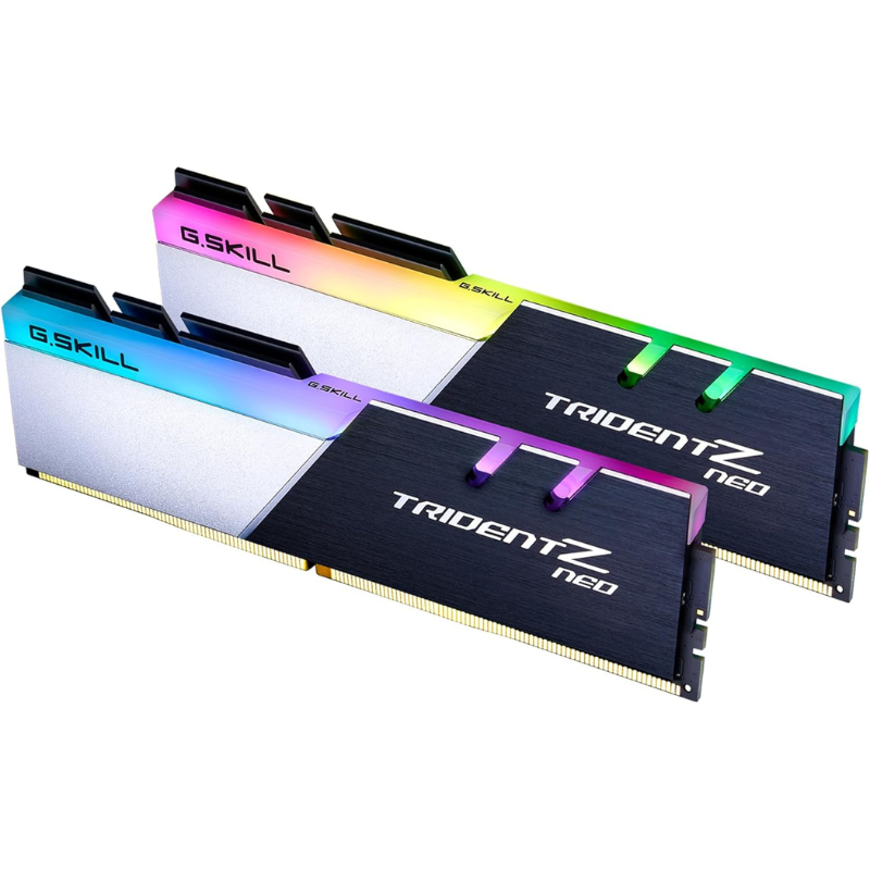 G.SKILL Trident Z Neo Series DDR4 RAM (XMP) 32GB (2x16GB) 3600MT/s CL18-22-22-42 1.35V Intel AMD Desktop Computer Memory U-DIMM (F4-3600C18D-32GTZN)