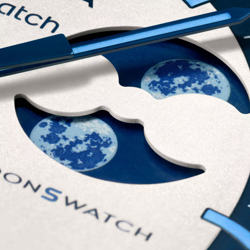 Swatch x Omega Bioceramic Moonswatch Mission to the Super Blue Moonphase