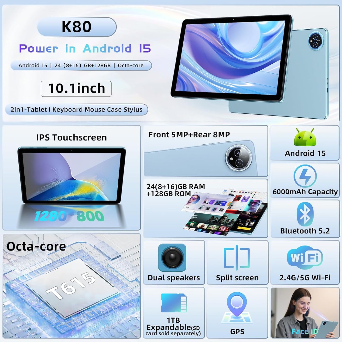 Android Tablet 10 Inch, Computer Tablets
