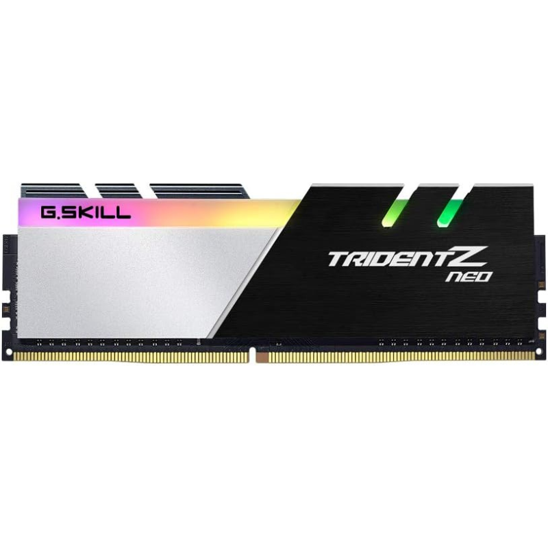 G.SKILL Trident Z Neo Series DDR4 RAM (XMP) 64GB (4x16GB) 3600MT/s CL16-19-19-39 1.35V Intel AMD Desktop Computer Memory U-DIMM (F4-3600C16Q-64GTZNC)