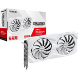 ASRock AMD Radeon RX 6600 Challenger White 8GB GDDR6 Graphics Card 0dB Silent Cooling 128-bit 7680 x 4320 DisplayPort HDMI 14 Gbps Dual Fan 7nm