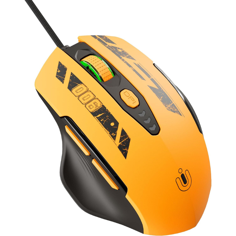 Wired Gaming Mouse, USB-A Mouse with 6 Programmable Buttons