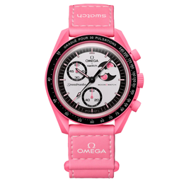 Swatch x Omega Bioceramic Moonswatch Mission to the Pink Moon
