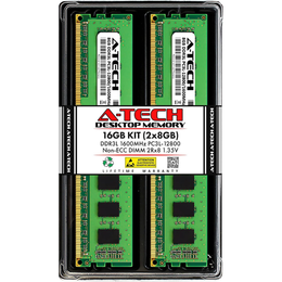 A-Tech 16GB (2x8GB) DDR3/DDR3L 1600MHz PC3L-12800 (PC3-12800) CL11 DIMM 2Rx8