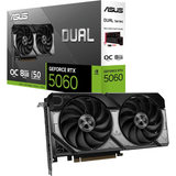 ASUS Dual NVIDIA GeForce RTX 5060 8GB GDDR7 OC Edition, 3 Year Warranty