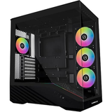 Vector V100 ATX Mid-Tower PC Case with 4 ARGB PWM Fans, Black