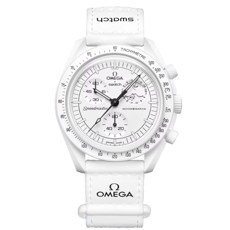 Swatch x Omega Bioceramic Moonswatch Mission To Moonphase Snoopy