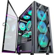PC Case Pre-Install 6 PWM ARGB Fans