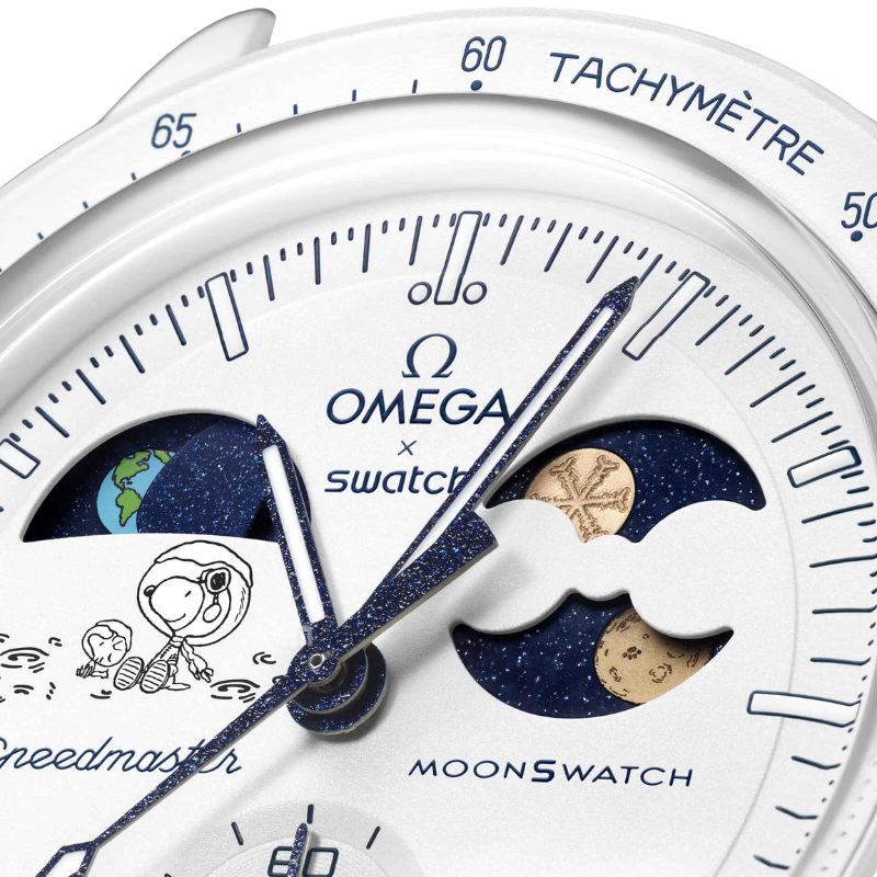 Swatch x Omega Bioceramic Mission To Earthphase Moonshine Gold "Cold Moon"