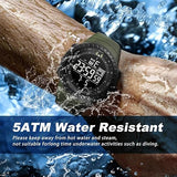 Men's Watches Sports Outdoor Waterproof Military Digital Watch
