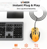 Wired Gaming Mouse, USB-A Mouse with 6 Programmable Buttons
