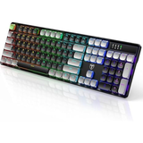Wireless Mechanical Keyboard Gaming, Low Profile Bluetooth/ 2.4G/ USB-C