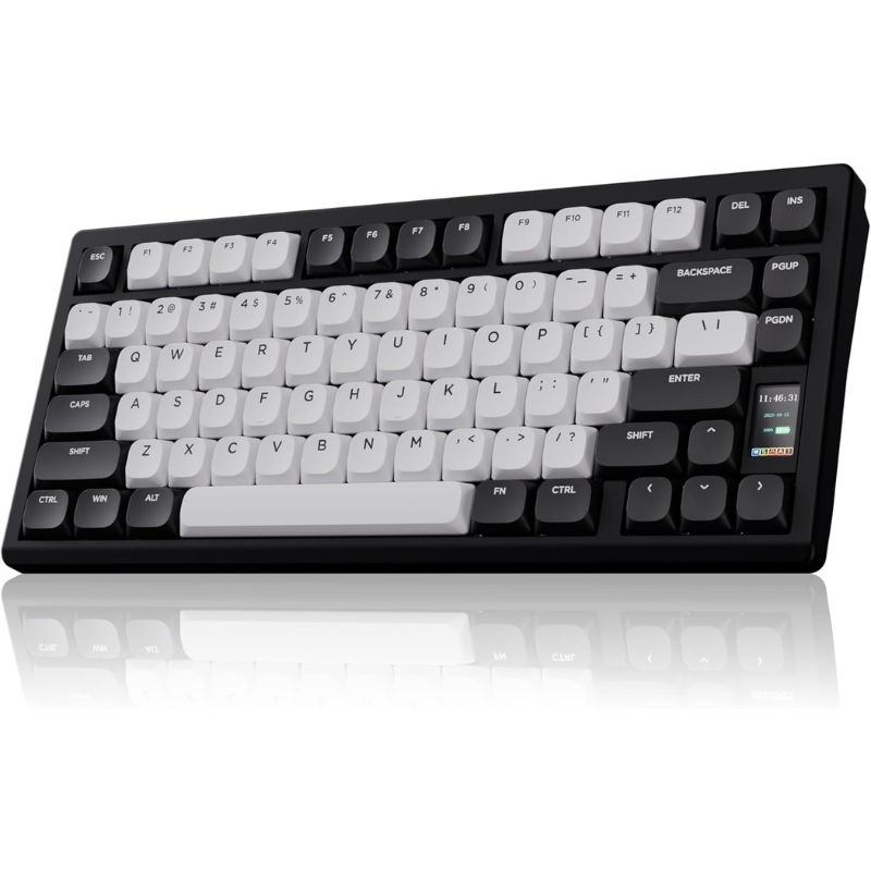 Mechanical Keyboard, Chilkey ND75 LP Wireless Gaming Keyboard with LCD Screen