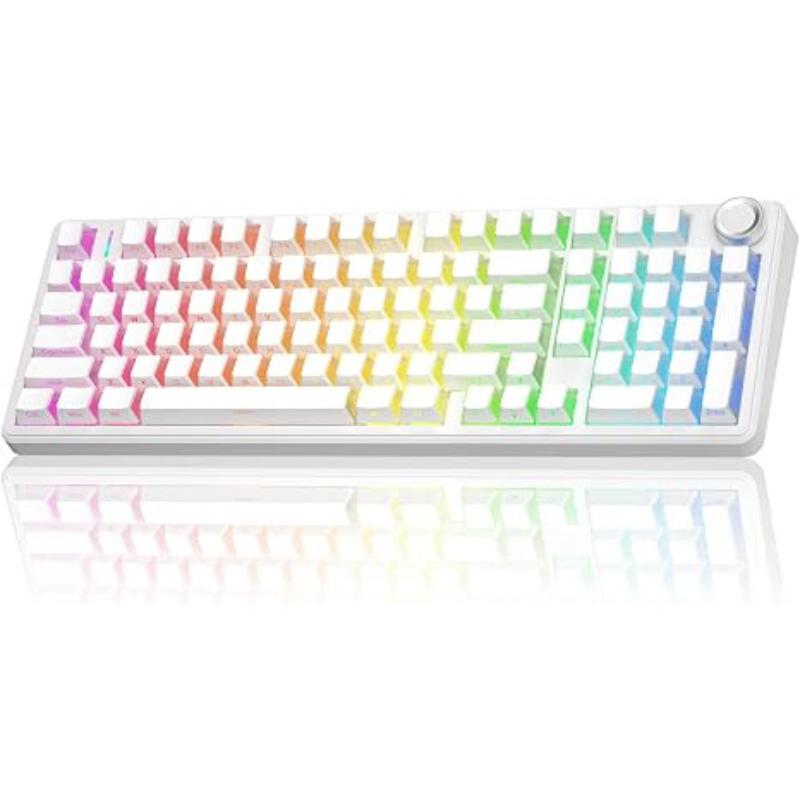Wireless Mechanical Keyboard-Silent Version,BT5.0/2.4GHz/USB-C