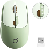 Dual-Mode Wireless Mouse with Visible Battery Indicator, Silent Rechargeable Bluetooth & 2.4G Computer Mouse