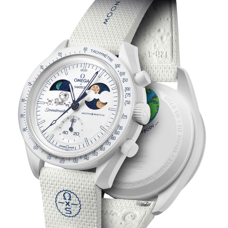 Swatch x Omega Bioceramic Mission To Earthphase Moonshine Gold "Cold Moon"