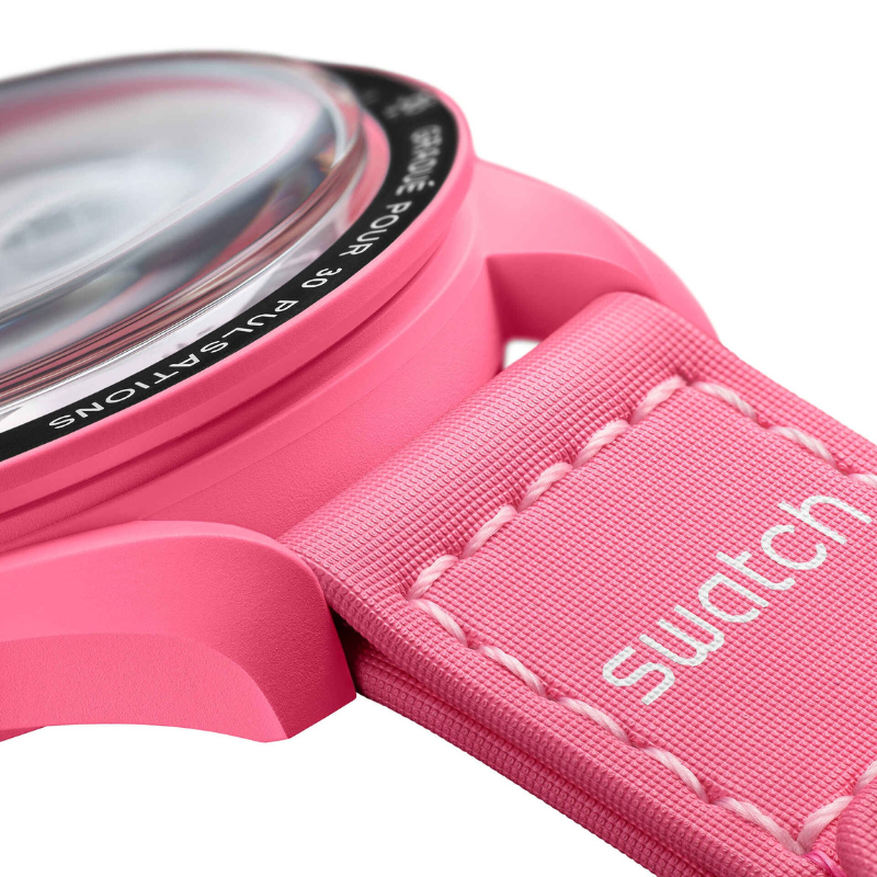 Swatch x Omega Bioceramic Moonswatch Mission to the Pink Moon