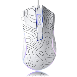 Wired Gaming Mouse, 12000 DPI RGB Gaming Mouse with 12 Backlit Modes & 7 Macro Buttons