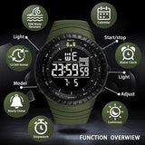 Men's Watches Sports Outdoor Waterproof Military Digital Watch