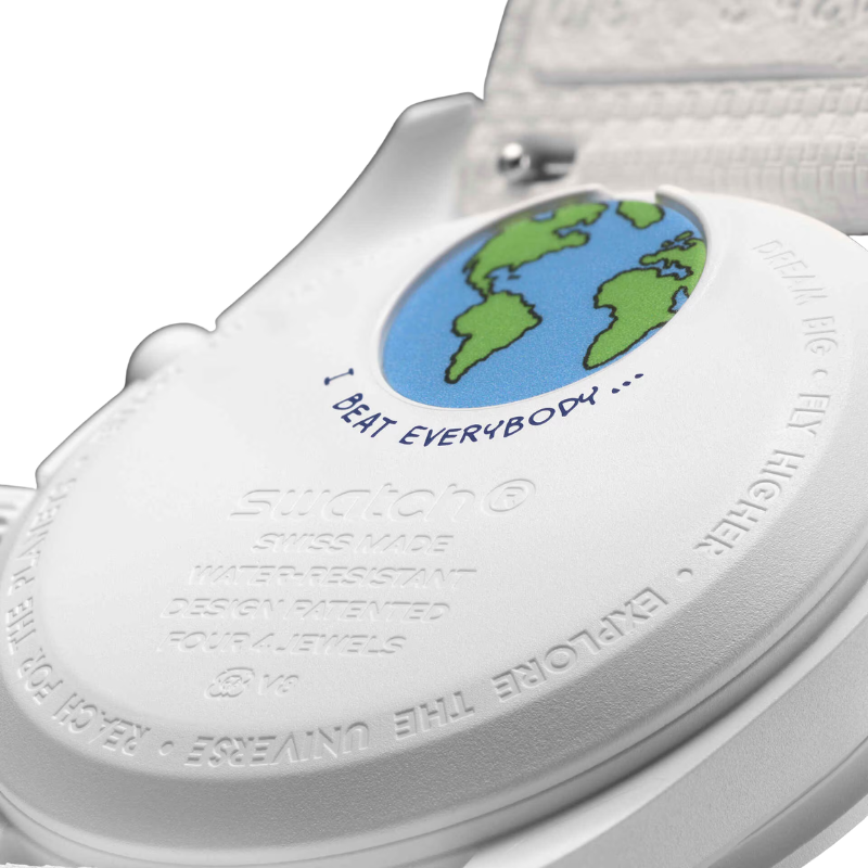 Swatch x Omega Bioceramic Mission To Earthphase Moonshine Gold "Cold Moon"