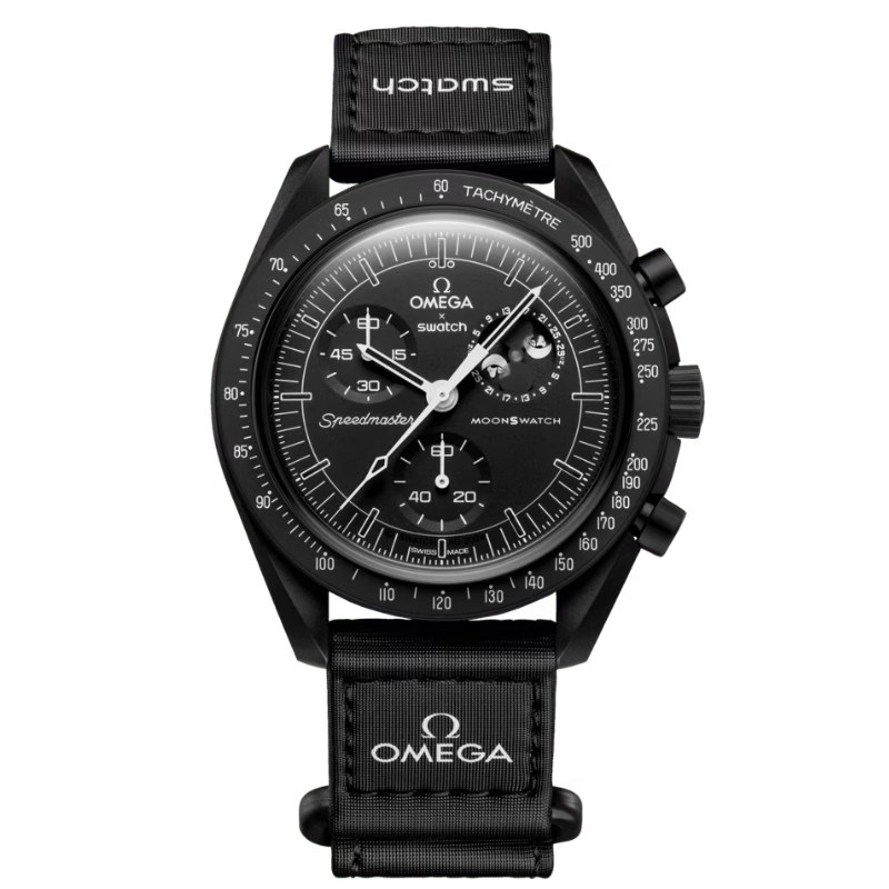 Swatch x Omega Bioceramic Moonswatch Mission To Moonphase Snoopy New Moon