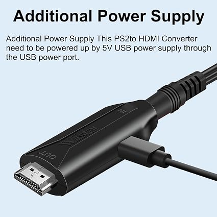 HDMI Cable for PlayStation 2 & 1 Console