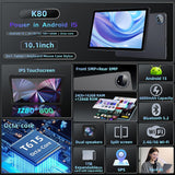 Computer Tablet with Keyboard, Gray | Stylus, Mouse