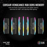 CORSAIR Vengeance RGB DDR5 RAM 32GB (2x16GB) Up to 6000MHz