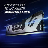 Kingston FURY Renegade Silver 32GB (2x16GB) 6400MT/s DDR5 CL32 DIMM | Intel XMP 3.0 | Overclocking Stability | KF564C32RSK2-32