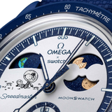 Swatch x Omega Bioceramic Moonswatch Mission To Earthphase Moonshine Snoopy Gold