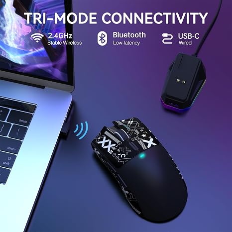 Wireless Gaming Mouse, PAW3311 Sensor, Lightweight