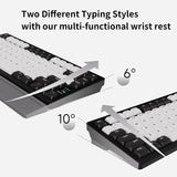 Mechanical Keyboard, Chilkey ND75 LP Wireless Gaming Keyboard with LCD Screen