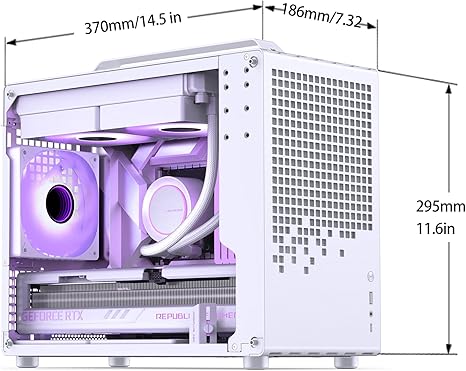 Pc Case,with Detachable Carrying Handle, Mini Size