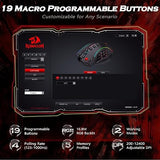 Gaming Mouse, MMO Mouse Gaming UP 12400 DPI
