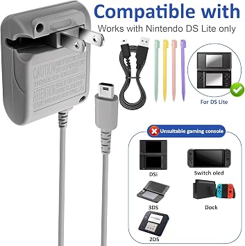 DS Lite Charger, DS Lite AC Power Adapter Kit