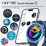 Smart Watch for Men, 1.39" HD Touchscreen Smartwatch with 120 Sports Modes