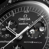 Swatch x Omega Bioceramic Moonswatch Mission To Moonphase Snoopy New Moon