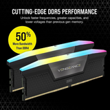 CORSAIR Vengeance RGB DDR5 RAM 32GB (2x16GB) Up to 6000MHz