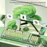 Wireless Mechanical Creamy Keyboard with TFT Screen & Knob