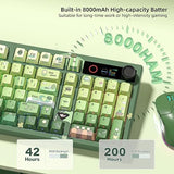 Wireless Mechanical Creamy Keyboard with TFT Screen & Knob