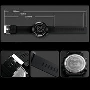 Digital Watch Sports Waterproof Military Back