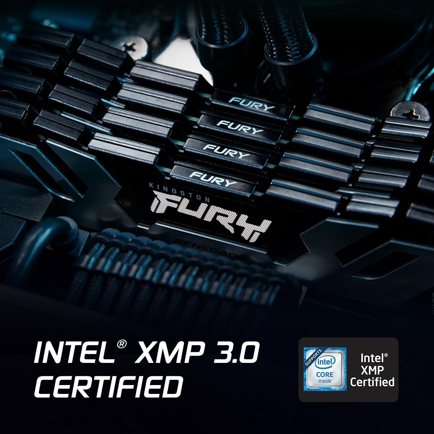 Kingston FURY Renegade Silver 32GB (2x16GB) 6400MT/s DDR5 CL32 DIMM | Intel XMP 3.0 | Overclocking Stability | KF564C32RSK2-32